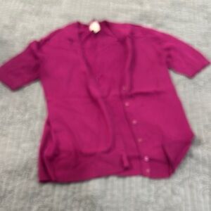 Vibrant Magenta Cardigan